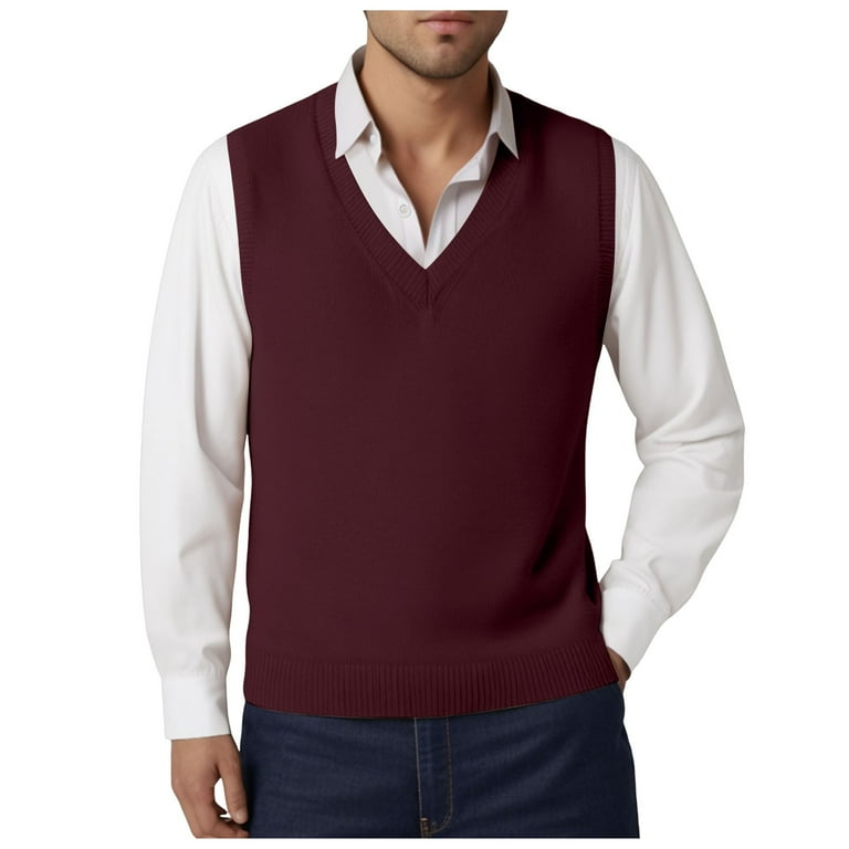V Neck Plain Polyester Casual Sweaters V Neck Plain Polyester Casual Sweaters