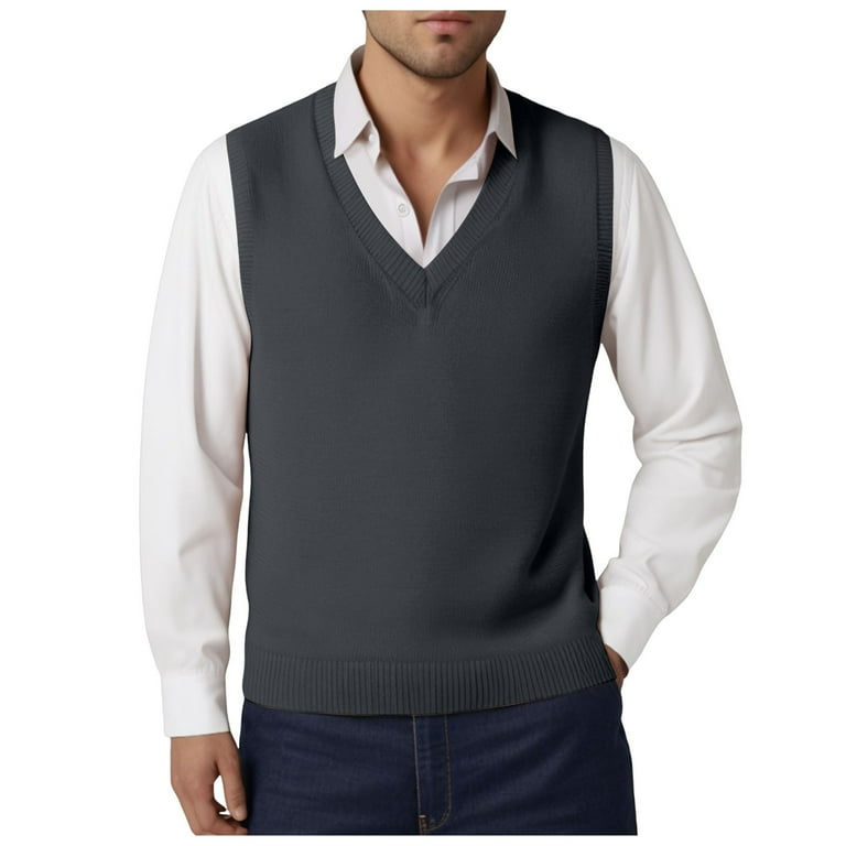 V Neck Plain Polyester Casual Sweaters V Neck Plain Polyester Casual Sweaters