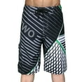 thumbnail image 1 of GHSOHS Mens Swim Trunks Long Beach Shorts Quick Drying Surf Board Shorts Swimming Trunks with Mesh Lining Drawstring Pockets Sports Shorts Bathing Suits,Green XL, 1 of 4