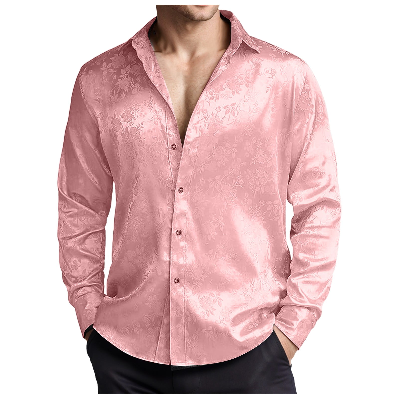 Amazon.com: Men's Long Sleeve Button Down Linen Shirt Casual