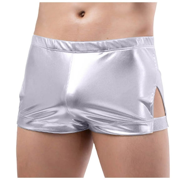 GHSOHS Mens Underwear Plus Size Boxers for Men Cotton Trendy Multipacks Men's Sports Bronzed Solid Smooth Boxers Pocket Pockets Boxer Brief Cotton Underwear Bikinis Panties Mens Large Boxer Brief,L