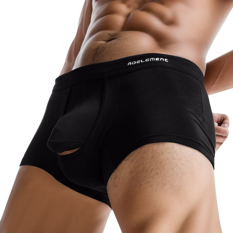 GHSOHS Mens Underwear Separation Pouch Underpants Flex Waistband