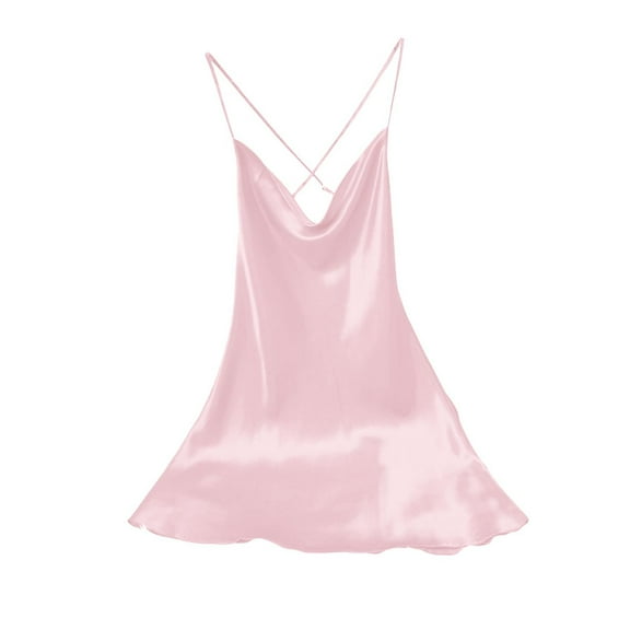 GHSOHS Robes for Women Sleep Dress Night Gowns Spring and Summer Solid Nightgown Lace Side Sexy Nightgowns Homewear Medium Ladies Dresses Sleepwear Sleepshirt Robe Pajamas