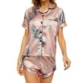 thumbnail image 1 of GHSOHS Sleepwear Pajamas for Women Set 2 Piece Pajama Set for Women Pajamas Homewear Set Short Sleeve Shorts Pajamas Set Sleepwear Two-piece Pj Sets Outfits Lounge Sets Nightwear 2 Piece Outfits, 1 of 7