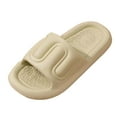 thumbnail image 1 of GHSOHS Slippers for Women Shower Shoes Platform Sandals Slipper for Men and Women Indoor Plus Size Slides Bathroom Sandals Flip Flops Walking Shoes Women's Flip Flops,Size 38, 1 of 4