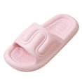 thumbnail image 1 of GHSOHS Slippers for Women Shower Shoes Platform Sandals Slipper for Men and Women Indoor Plus Size Slides Bathroom Sandals Flip Flops Walking Shoes Women Summer Sandals,Size 40, 1 of 4