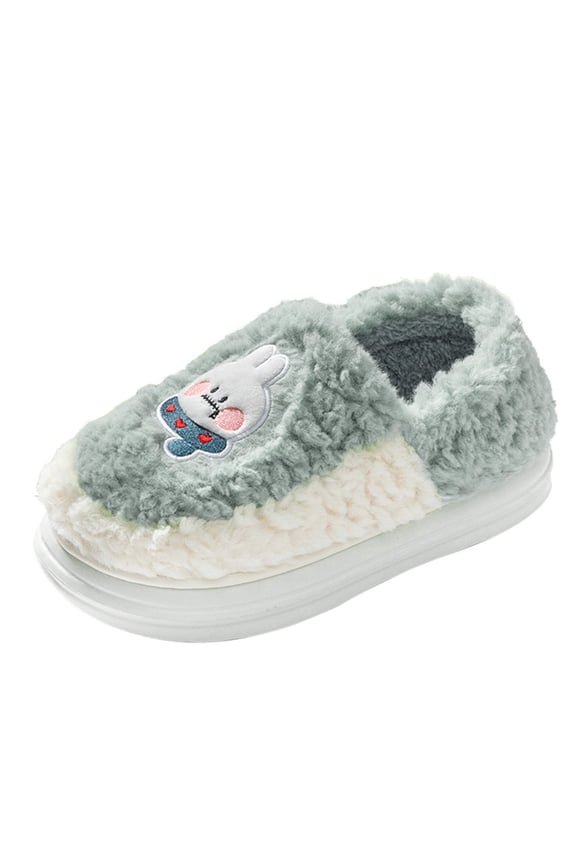 Slippers for Women Warm Shoes Dorm Slippers Women's Fuzzy Slippers Winter Cotton Slippers Cute Cartoon Printed Cozy Loafer House Shoes Couples Indoor House Slippers Bedroom Shoes,Size 41