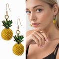 thumbnail image 1 of GHSOHS Stud Earrings for Women Fruit Pineapple Earrings Sweet Fruit Earrings Simple Style Earrings Jewelry Gifts Gold Earrings Party Jewelry Gift Fashion Earings Ear Ring, 1 of 1