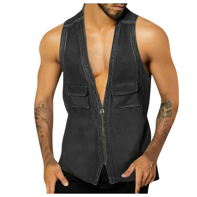 GHSOHS Tank Tops Men Trendy Shirts Tank Tops Men Mens Dress Shirts