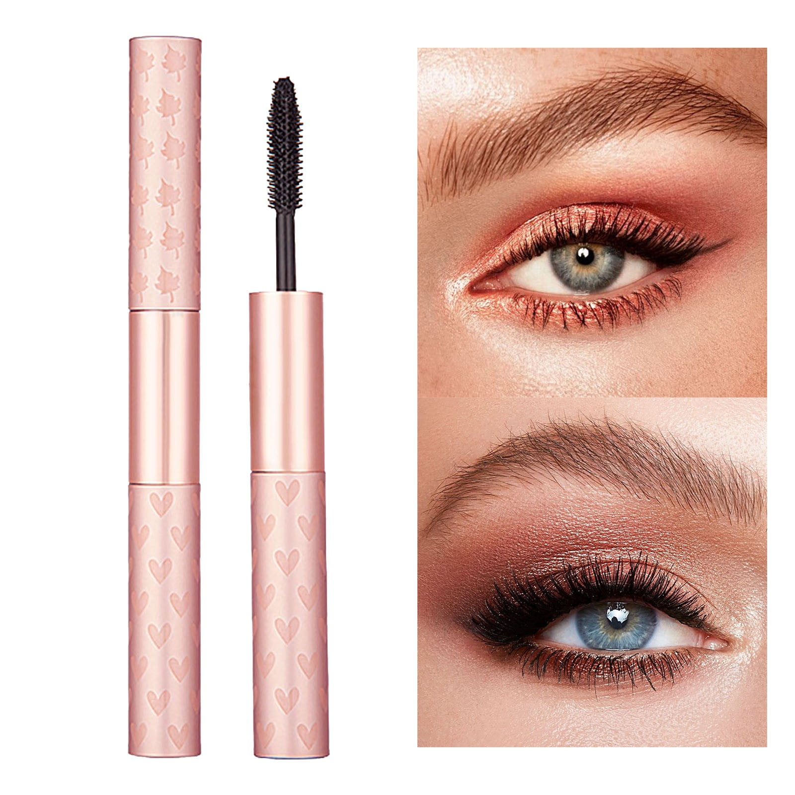 GHSOHS Washable Mascara Eye Makeup Waterproof Telescopic Mascara Pink