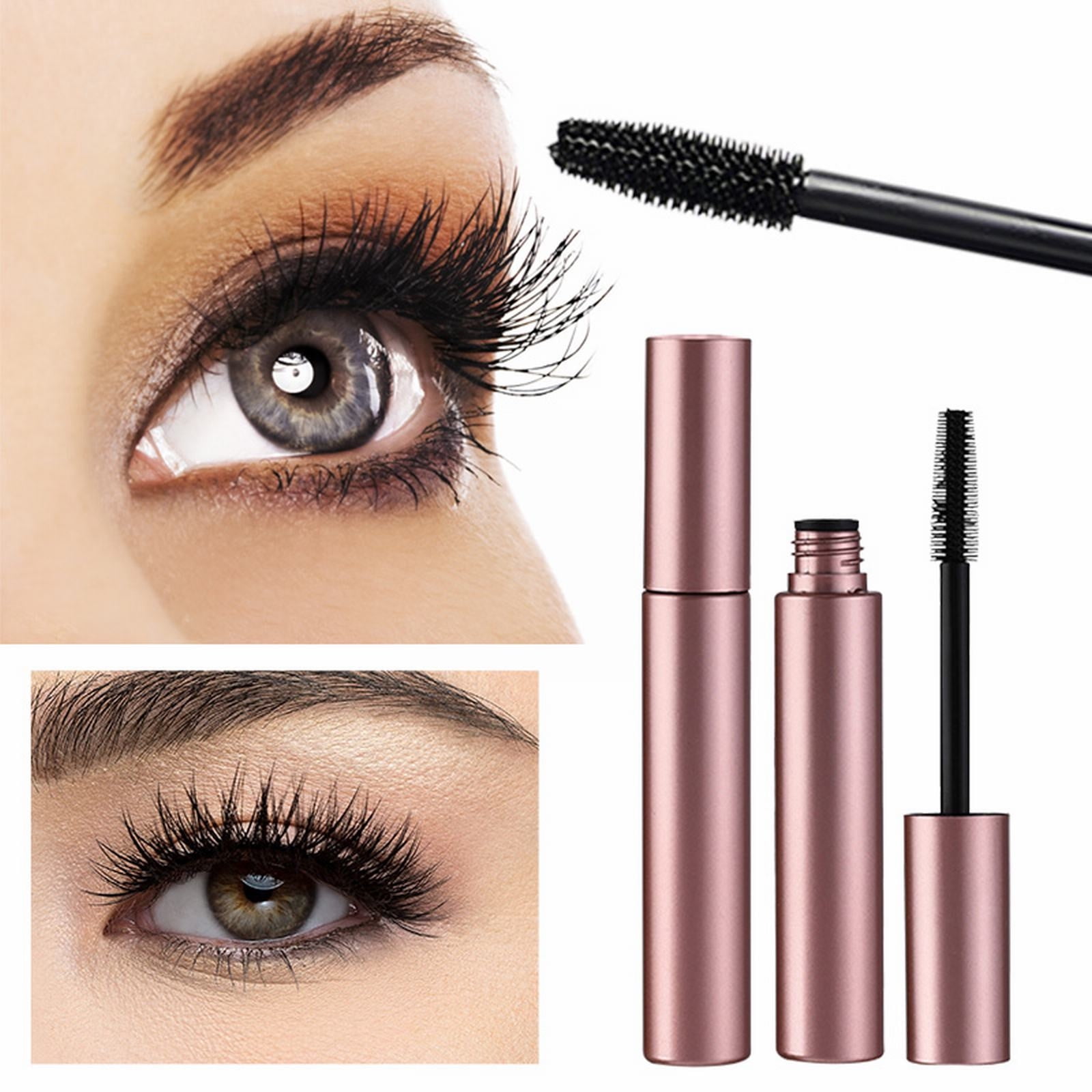 GHSOHS Washable Mascara Eye Makeup Waterproof Telescopic Mascara Pink