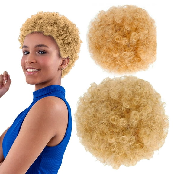 GHSOHS Wigs Human Hair Black Hairpieces Natural Hair Extension Clips Long Wavy Wigs Blonde Wig African Drawstring Ponytail Synthetic Curly Natural Drawstring Ponytail Natural Hairline Wigs Bob Wigs