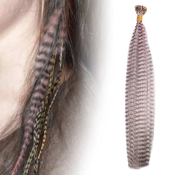 GHSOHS Wigs Human Hair Hairpieces Cute Tape in Hair Extensions Human Hair 100 Pcs 1 Pack Of Colored Feather Hair Extension Stick Hair Extension Hair Strand Fiber Stick Hair Wig 13 Colors Wig Caps