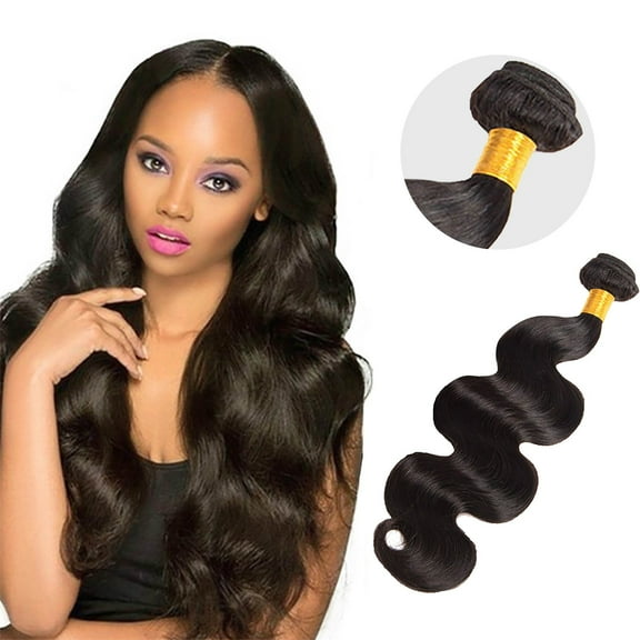 GHSOHS Wigs Human Hair Natural Human Hair Clip in Extensions Lace Front Wigs Wavy Human Hair Extensions 26 Inches Bob Wigs Hairpieces Wavy Wig for Daily Party Tape in Hair Extensions Accessories