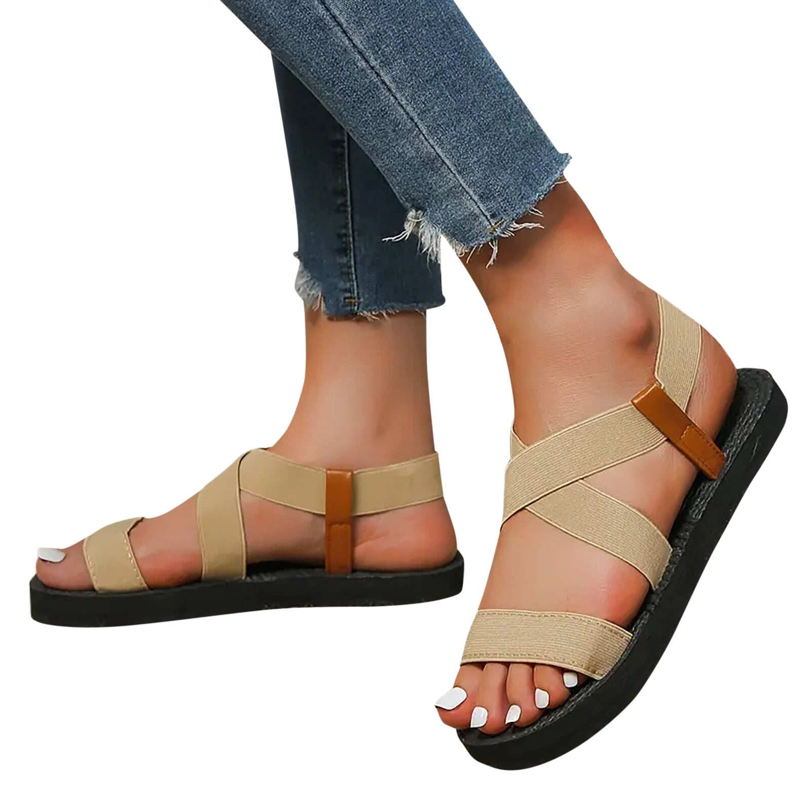GHSOHS Womens Sandals Casual Slippers Flip Flops Footbeds Sandals for Women Hot Sandals Women