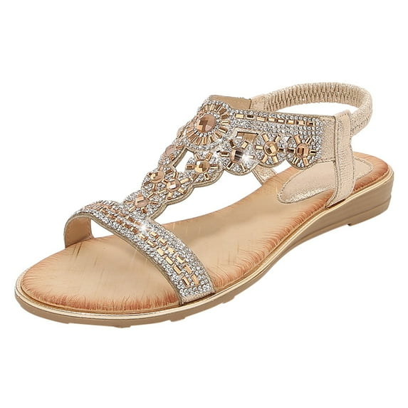 GHSOHS Womens Sandals Slippers Women's Sports Sandals Plus Size Swim Shoes Women Beach Sandals Clip Toe Sandals Jelly Beach Flip Flops Students Korean Summer Flat Sandals Closed Toe Sanda,9