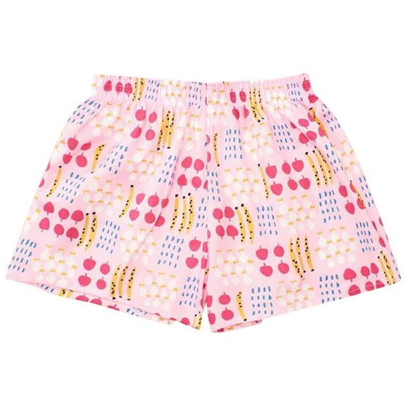 GHSOHS Womens Underwear Boyshorts Womens Postpartum Underwear Seamless Bikini Underwear for Women Summer New Cute Print Comfortable Casual Stretch Cotton Pajama Shorts Cotton Crotch Underwear Pa,XL