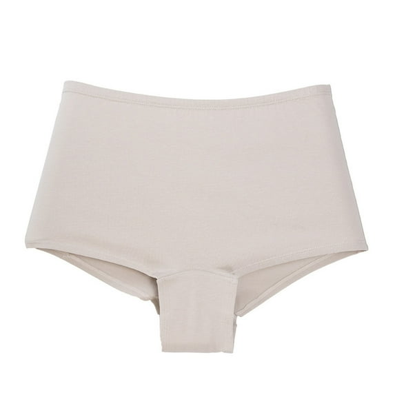 GHSOHS Womens Underwear Brief Mesh Underwear Womens Underwear Packs Women's Pure Cotton High Waist Lifting Boxer Pants Belly Control Boxer Cotton Crotch Seamless Underwear White Boyshorts Pe,L