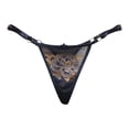 thumbnail image 1 of GHSOHS Womens Underwear Panties Black Seamless Underwear Women Sexy Panties for Women Women's Flroal Lace Panties Seamless Low Rise Thongs Underpants Breathable Hipster Boyshorts Embroidery Brief, 1 of 3