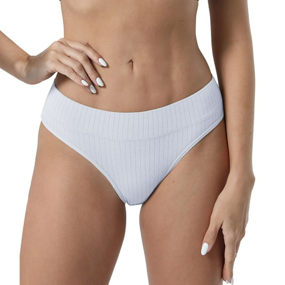 GHSOHS Womens Underwear Panties G String Boy Short Underwear for Women Low Waist Mesh Briefs Solid Cotton Crotch Underwear Panties Seamless Underpants No Show Lace Panties White Thongs Tummy Con,M