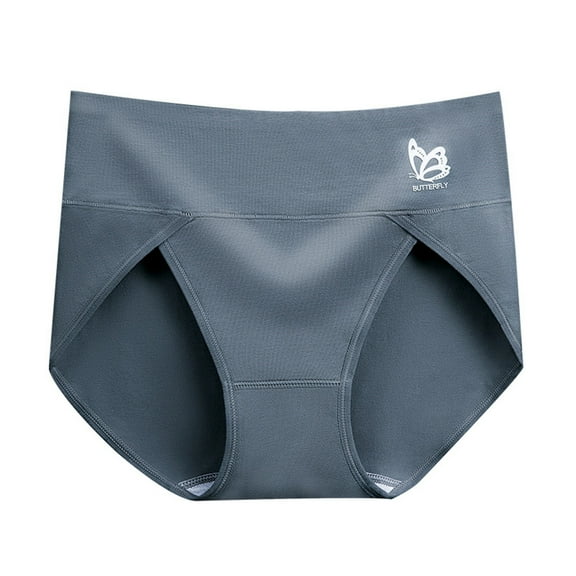 GHSOHS Womens Underwear Panty White Panties Cotton Lace Underwear for Women High Waist Ladies Boyshorts Underwear Belly Shapewear Control Panties Underpants Lifting Panties Hipster Panty ,L