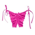 thumbnail image 1 of GHSOHS Womens Underwear Pantys Women Cotton Underwear Womens Underwear Tummy Control Women's Hollow out Flroal Lace Thongs Panties Large Size Extra Long Lace Up Adjustable Panties Underwear, 1 of 2