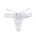 thumbnail image 1 of GHSOHS Womens Underwear Pantys Women's Bikini Panties Womens Lace Panties Design Panty Brief High Rise Cotton Comfortable Look Ladies Underwear Cotton Crotch Seamless Underpants White Brief Wome,S, 1 of 3