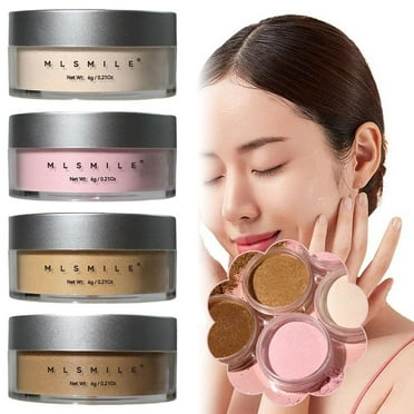 GHYJPAJK 04#Mlsmile Luminous Dust Powder, Naked Body Modification, Honey Powder, Body High-Light Powder, Waterproof, Sweat-Proof, Oil-Control Powder