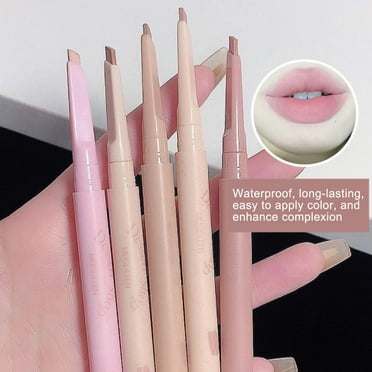 GHYJPAJK 05#Sipful Candy Lip Liner Self-Swivel Waterproof Durable Permanent Coloring Lip Shaped Lip Liner