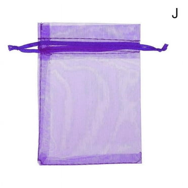 GHYJPAJK 120Pcs Organza Bag Sheer Bags Jewellery Wedding Favour Candy A