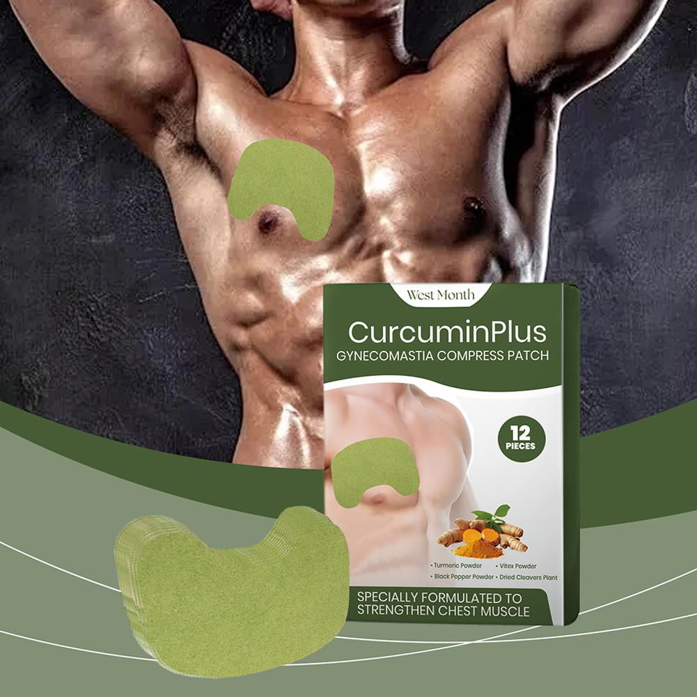 GHYJPAJK 12pcs Green Male Chest Strips