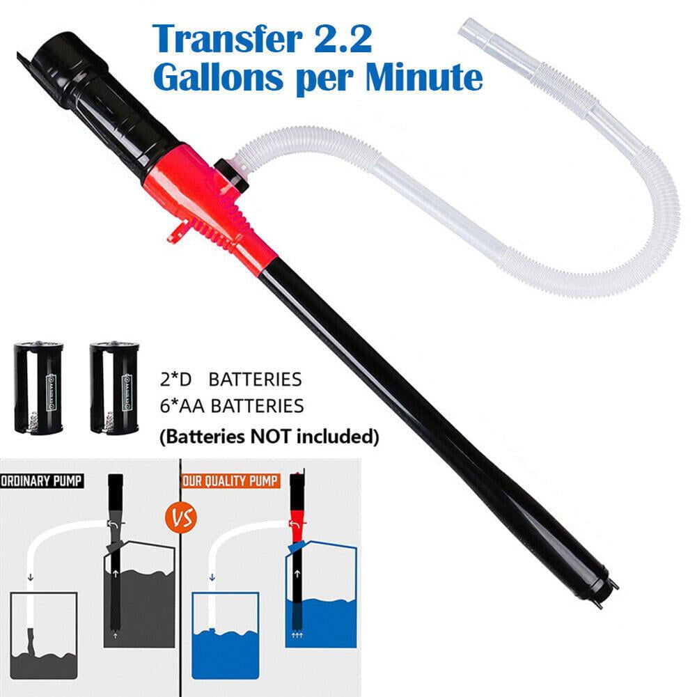 GHYJPAJK 2024 Electric Liquid Transfer Pump, Portable, Battery Operated, 8 L/min, Red/Black