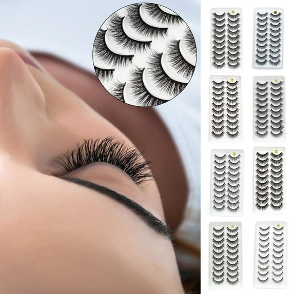 GHYJPAJK 3d1333d109 111 114 124 125 128 132 133 135 Ten-Fold Eyelashes, Three-Dimensional Eyelashes, Three-Dimensional Multi-Layer Eyelashes