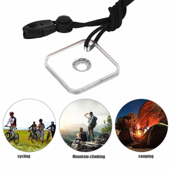 GHYJPAJK 57*57*7mm Multipurpose Signal Mirror Outdoor Survivor Reflective New Outdoor Tool Edc Tool