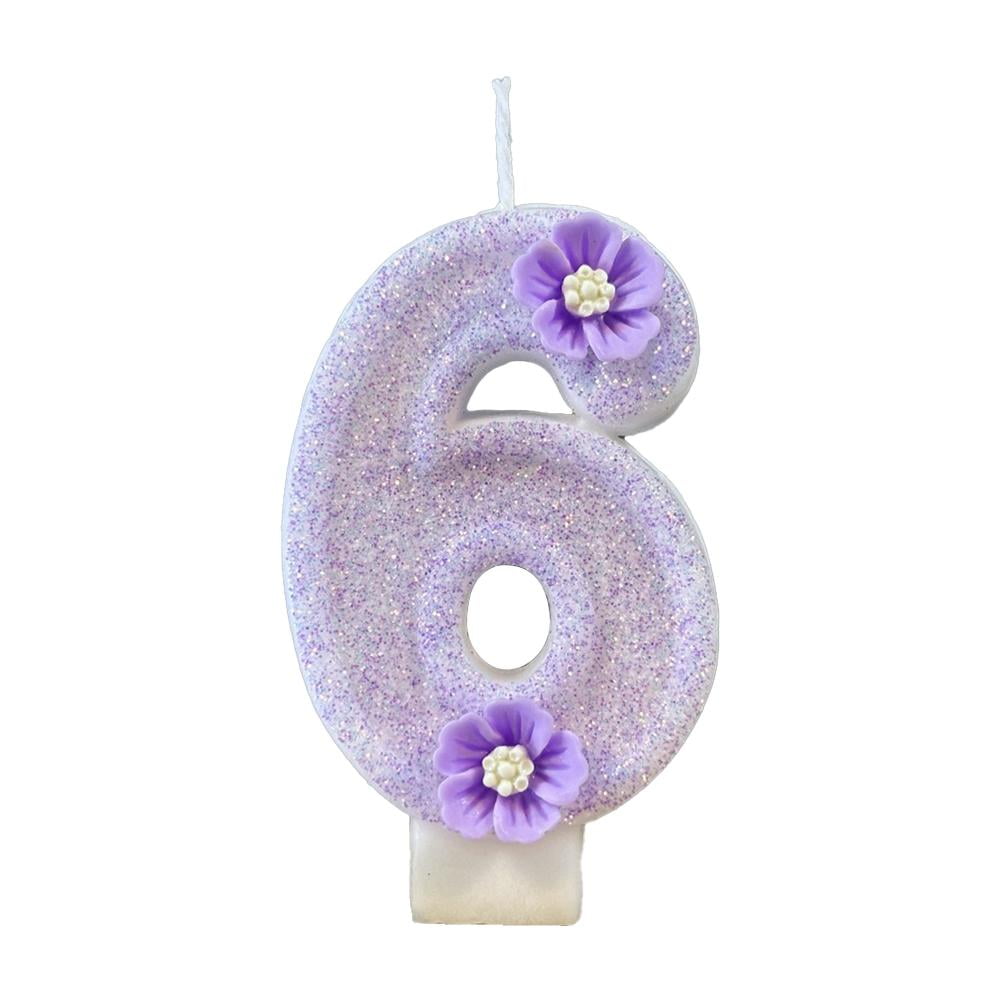 GHYJPAJK 6 Number Birthday Candles New Creative Cake Birthday Party