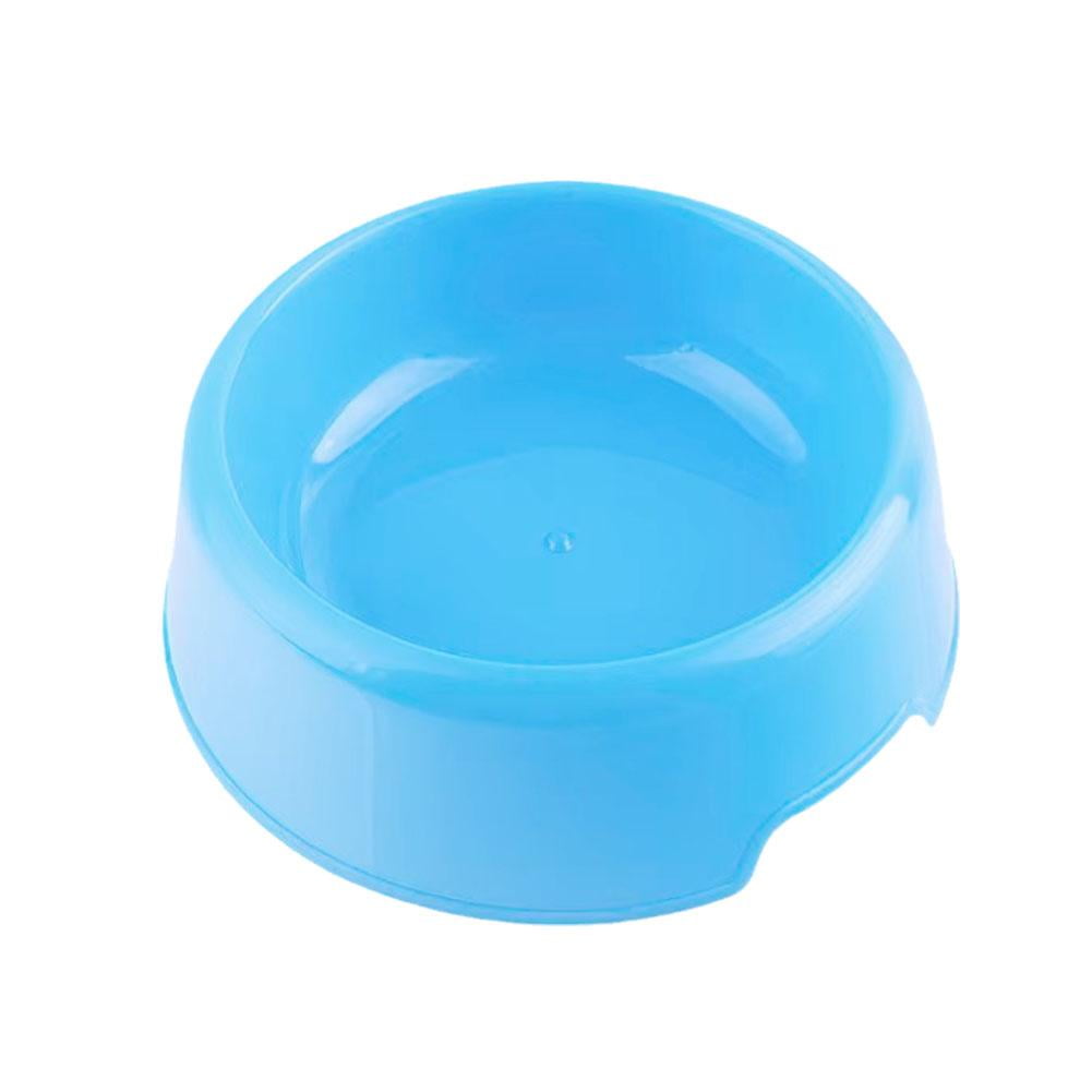 GHYJPAJK Candy Colored Plastic Pet Bowl Small Mediumsized Cat and Dog