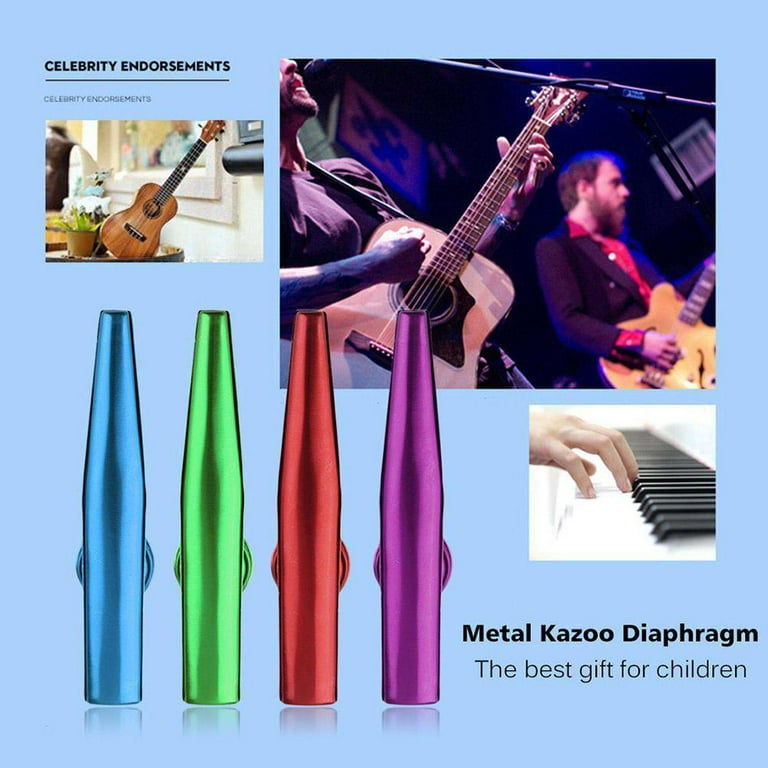 GHYJPAJK Electric Instrument Kazu Flute Metal Kazoo Kazoo Kazu