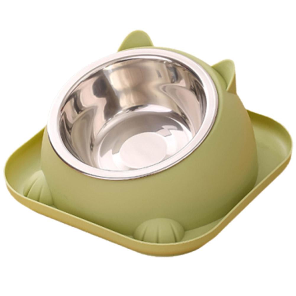 GHYJPAJK Fun Shaped Anti Tipping Cat Bowl With Added Water to Prevent