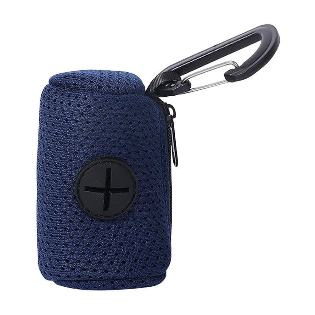 GHYJPAJK Mesh Trash Box Navy Blue Pet Trash Box Dog Poop Picker