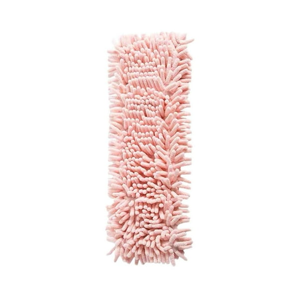 GHYJPAJK Nordic Pink Replacement Cloth (1 Pack) Chenille Lazy Flat Mop Replacement Cloth Household Wet And Dry Dual-Use Floor Mop Wood Floor Tile Mop Replacement Cloth