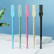 GHYJPAJK Powder Color [Opp Bag Packaging] 4-Piece Practical Double-Head Nose Hair Scissors Manual Safety Cleaning Nostril Double-Head Pliers Portable Nose Hair Trimmer