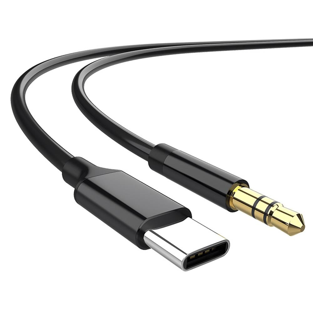 GHYJPAJK TypeC USBC to 3.5mm Male Audio Jack AUX Cable Adaptor For Car Android