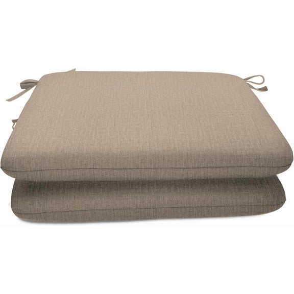 GHooa Patio Cushions - (2 Pack) - 20" W x 20" L x 2.5" T, Outdoor Chair Cushion with Comfort, Style & Durability Designed for Outdoor Living-Cast Ash