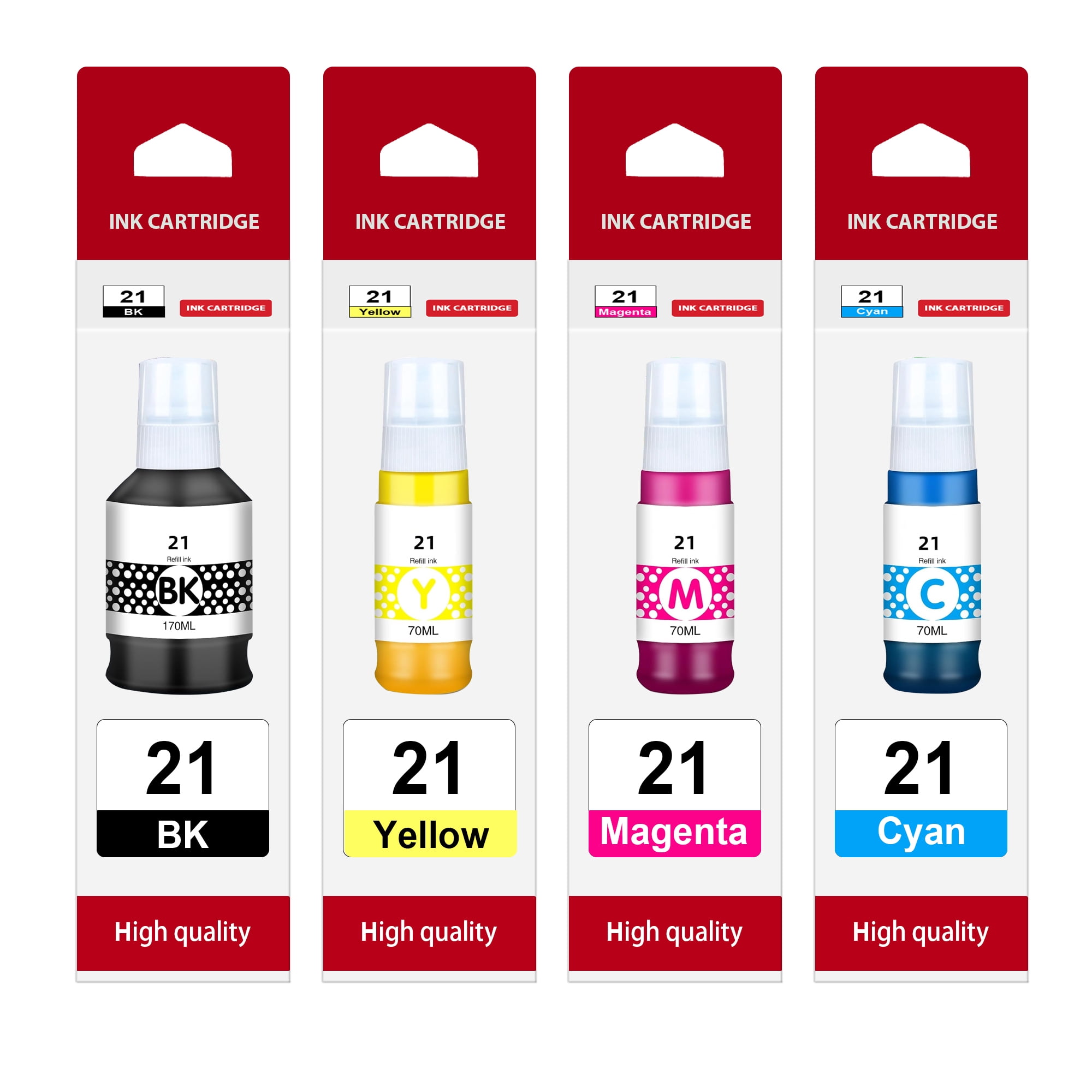 GI-21 G3260 G3270 Ink Bottles Compatible for Canon 21 GI-21 GI21 Ink ...
