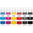 thumbnail image 1 of GI-23 Ink Bottle Replacement for Canon GI23 GI 23 Refill Ink Bottle Work for Canon PIXMA G620 G520 Printer Ink (6-Packs,Black Cyan Magenta Yellow Red Gray), 1 of 5