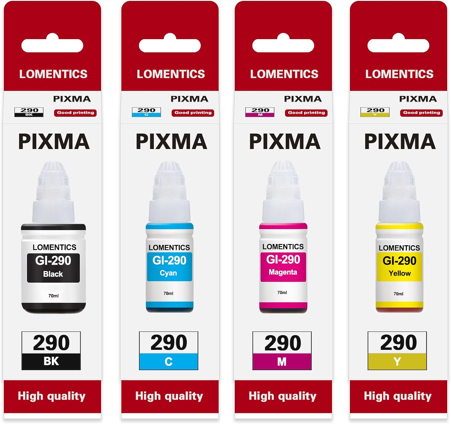 4Color Dye Ink Refill for All Printers INK ONLY BULK PACK