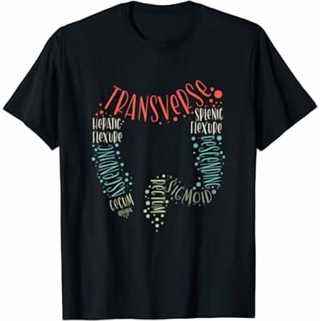 GI Endoscopy Nurse Endo Tech Colonoscopy Colon Anatomy T-Shirt