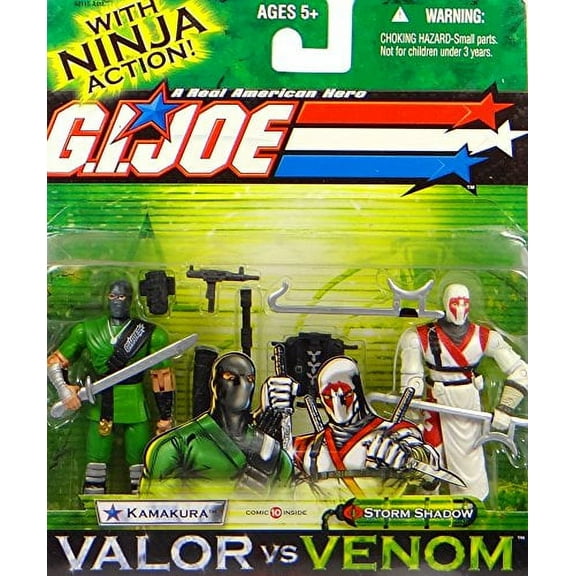 GI JOE 2004 kamakura vs storm shadow VALOR VS VENOM
