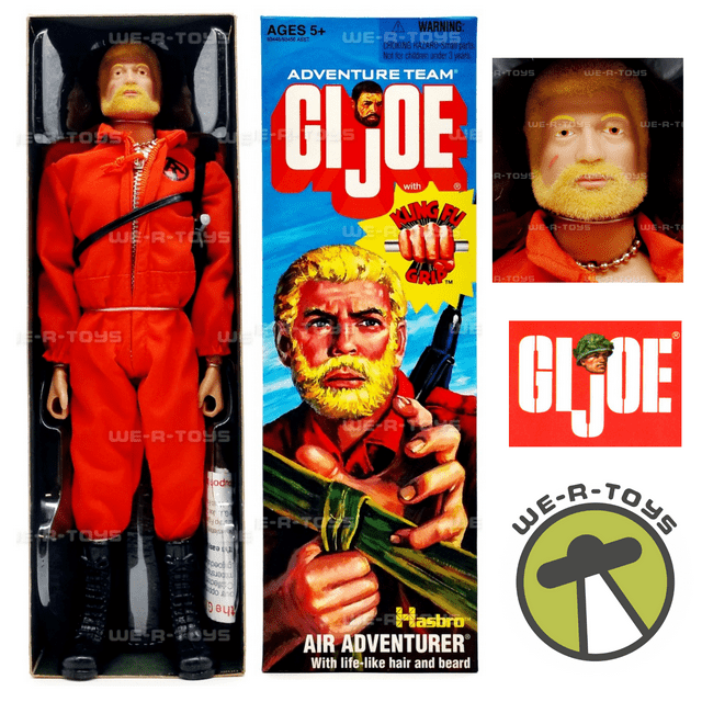 GI JOE Air Adventurer with Kung Fu Grip 12" Action Figure 2006 Hasbro