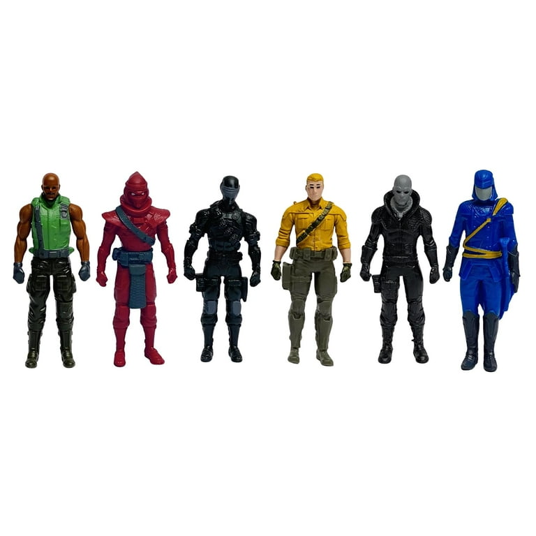 G.I. Joe フィギュア 6体セット GI Joe 2.5 Inch Vinyl Figure Set of 6 - Walmart.com